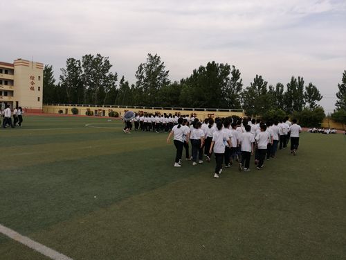 阳光体育,健康成长 ——沛县郝寨中学成功举行广播体操比赛